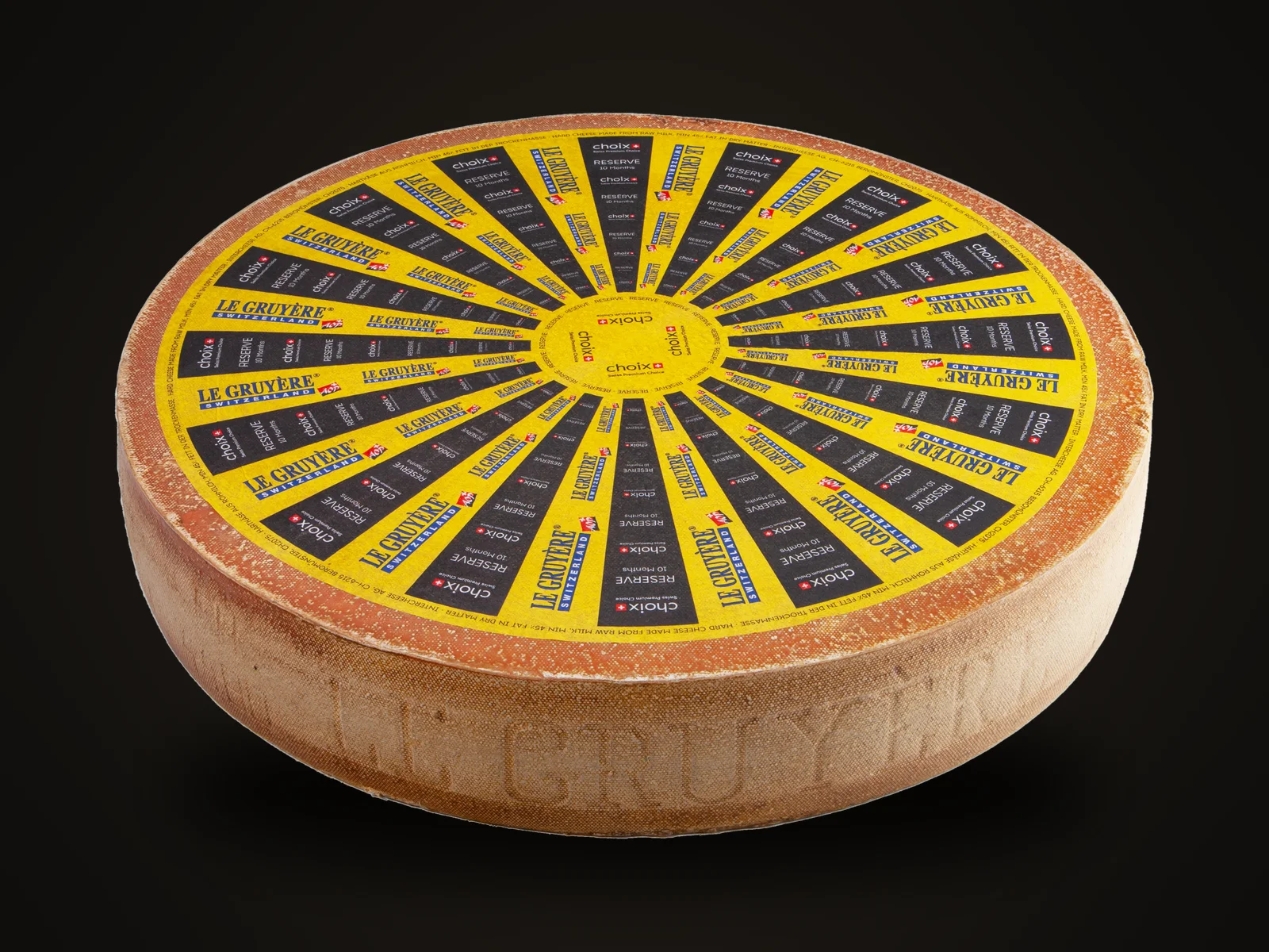 Choix Le Gruyère AOP Réserve som helt osthjul